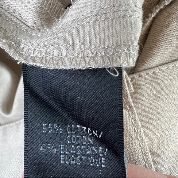 Lafayette 148 Khaki Shorts *FLAWS* Size 14 - Picture 6 of 10